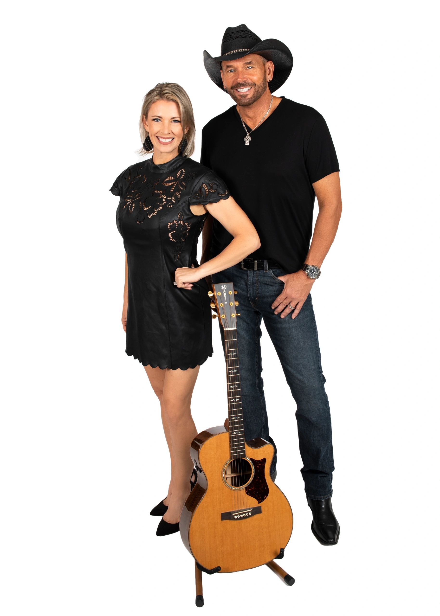 Gatlin duo with acoustic guitar